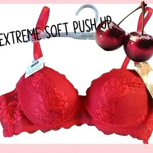🌸Bra Soft Extreme Push Red